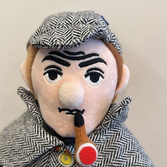 Sherlock Holmes "Little Thinker" 12 inch Plush Doll The Unemployed Philosophers - Picture 2 of 10